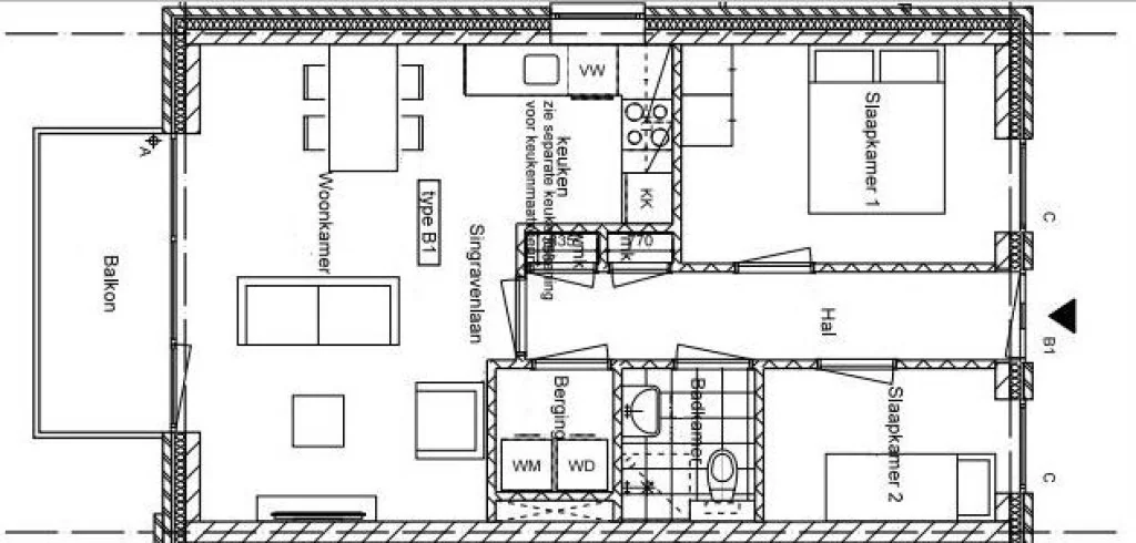 Foto van de Appartement gelegen aan de Singravenlaan in Arnhem