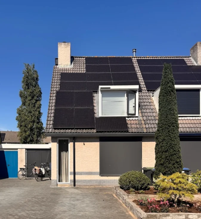 geblurde versie van de foto als achtergrond