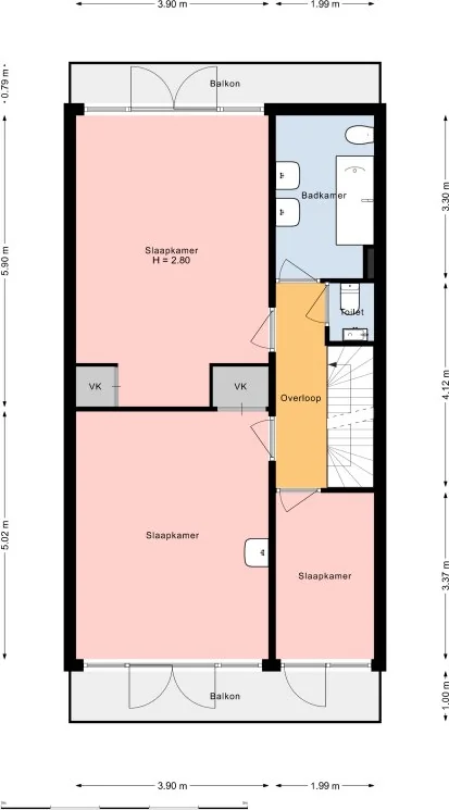 Foto van de Appartement gelegen aan de Doorniksestraat in Den Haag