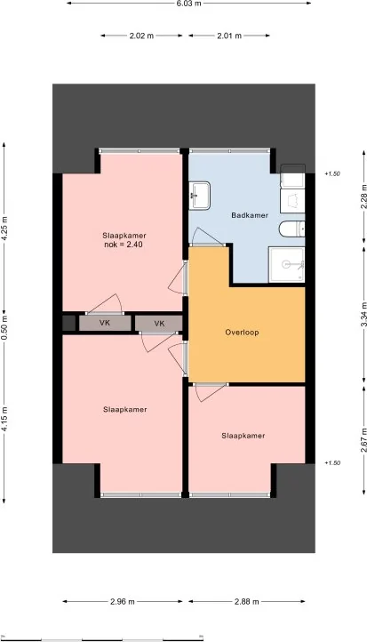 Foto van de Appartement gelegen aan de Doorniksestraat in Den Haag