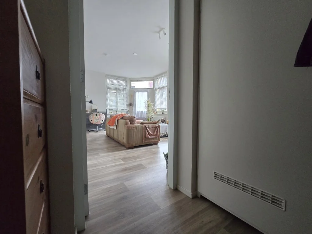 geblurde versie van de foto als achtergrond