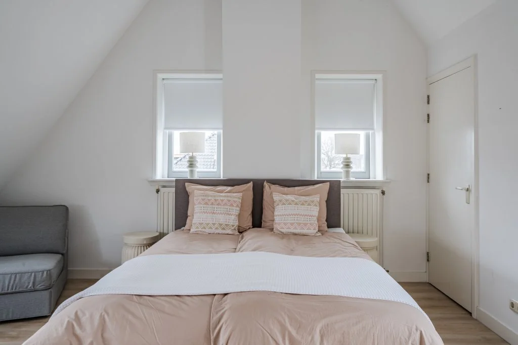 geblurde versie van de foto als achtergrond