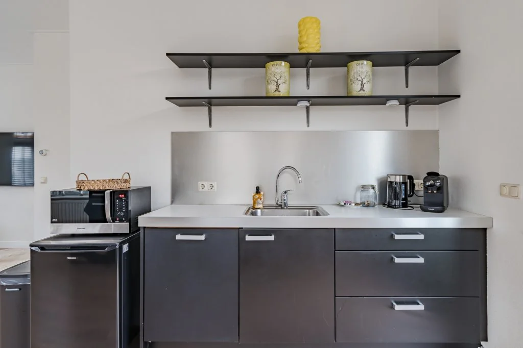 geblurde versie van de foto als achtergrond