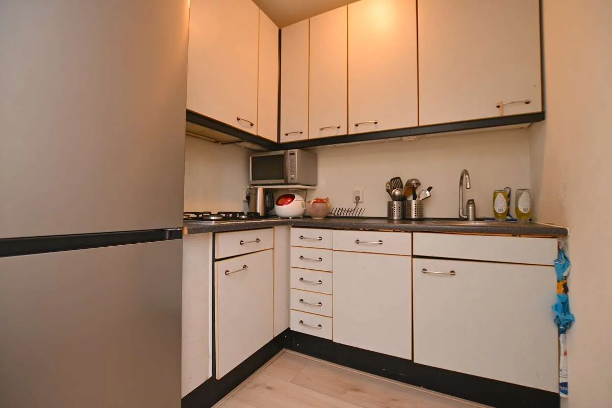 geblurde versie van de foto als achtergrond