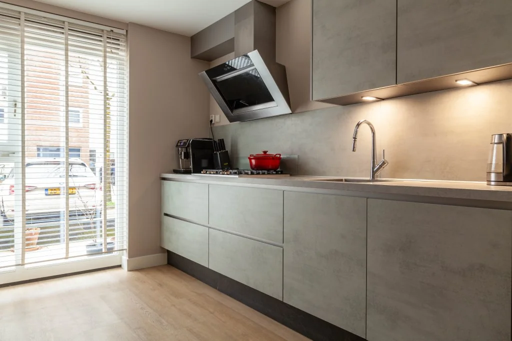 geblurde versie van de foto als achtergrond