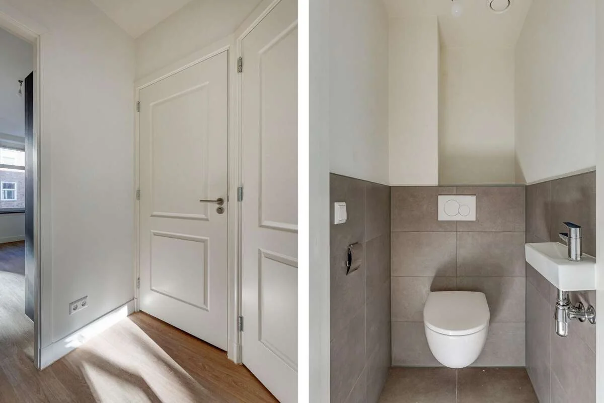 geblurde versie van de foto als achtergrond