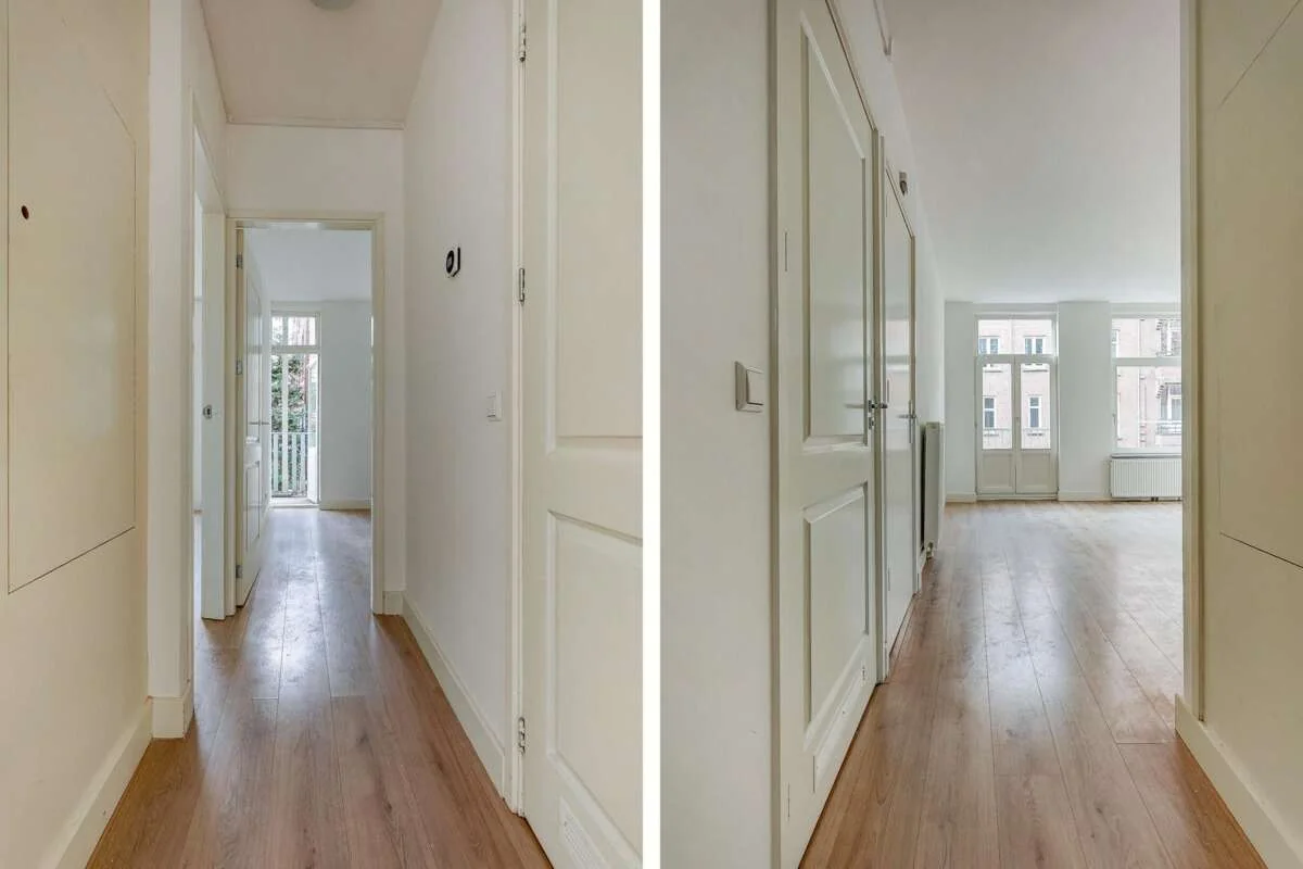 geblurde versie van de foto als achtergrond