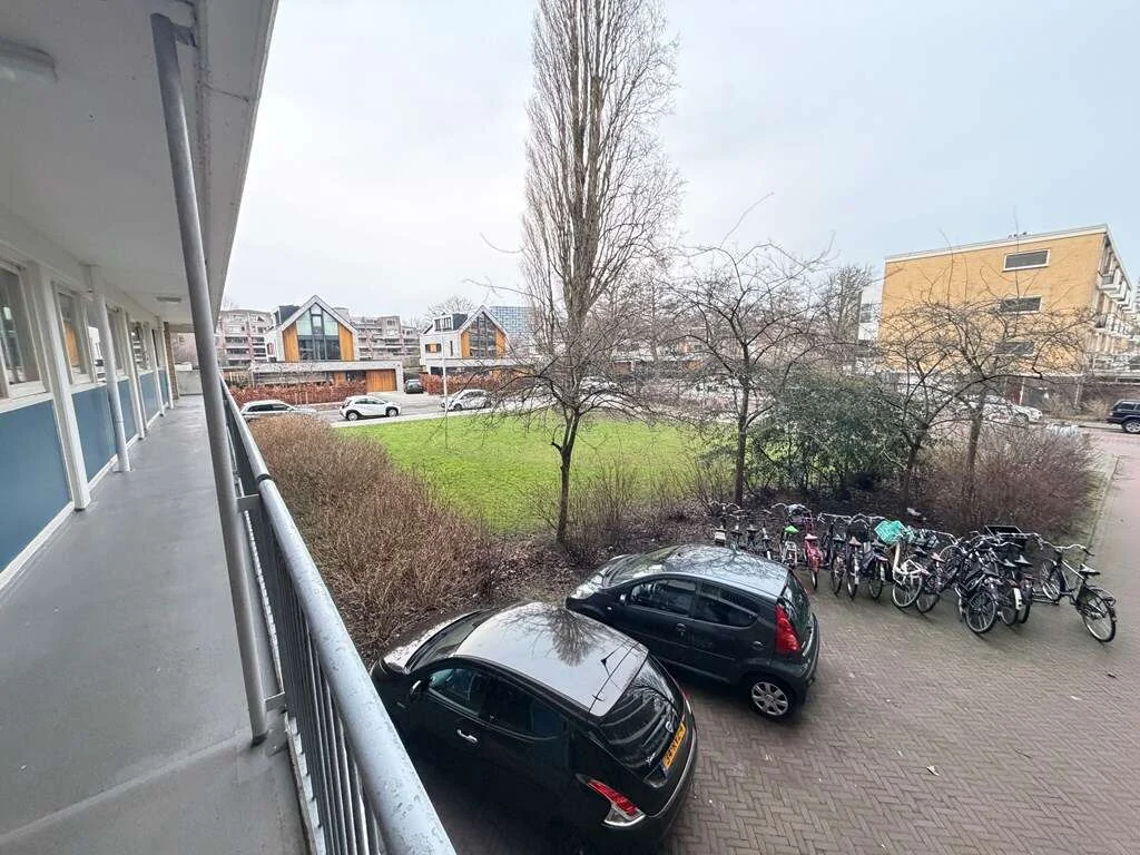 geblurde versie van de foto als achtergrond