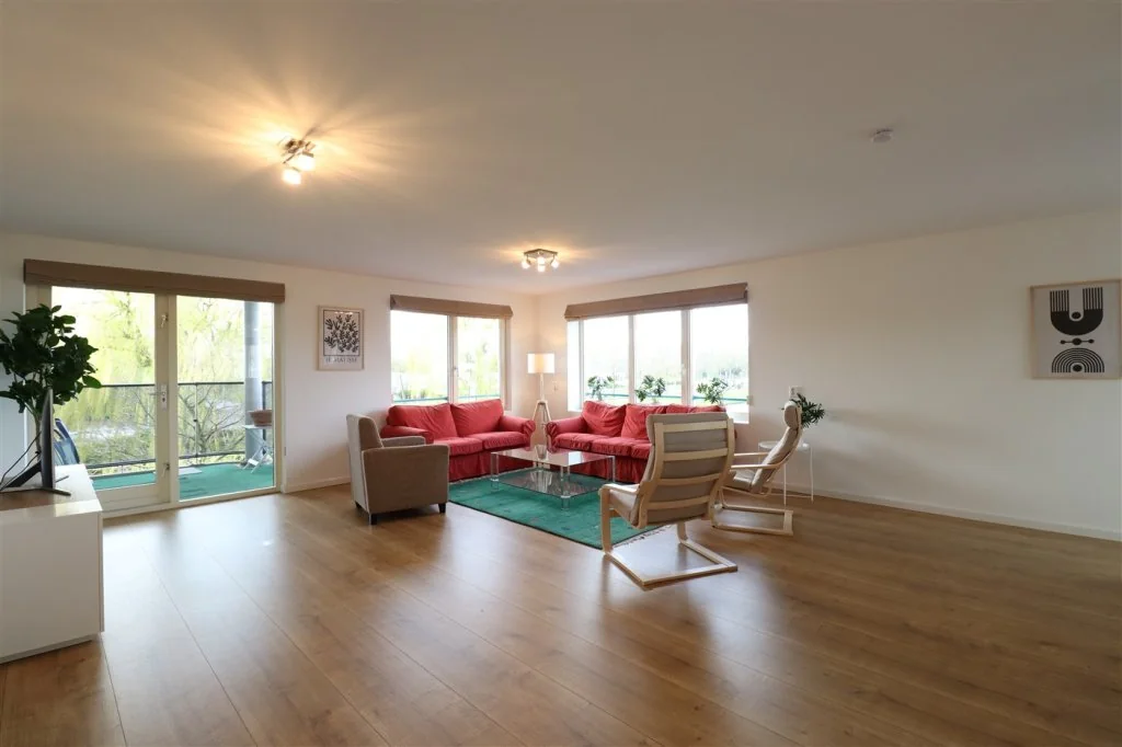 geblurde versie van de foto als achtergrond