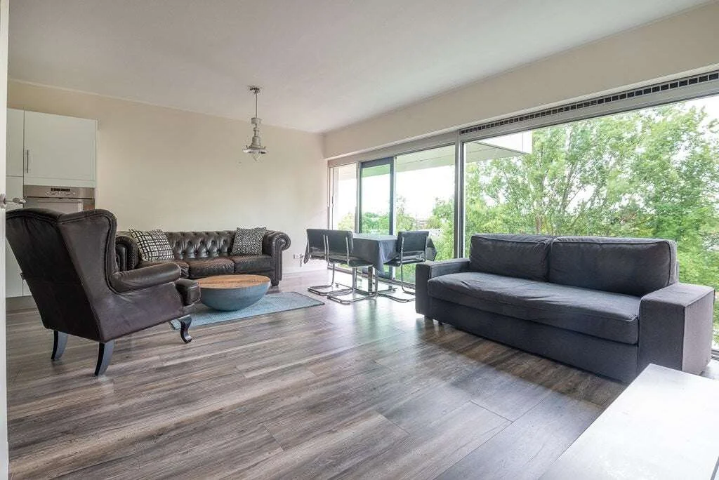 geblurde versie van de foto als achtergrond