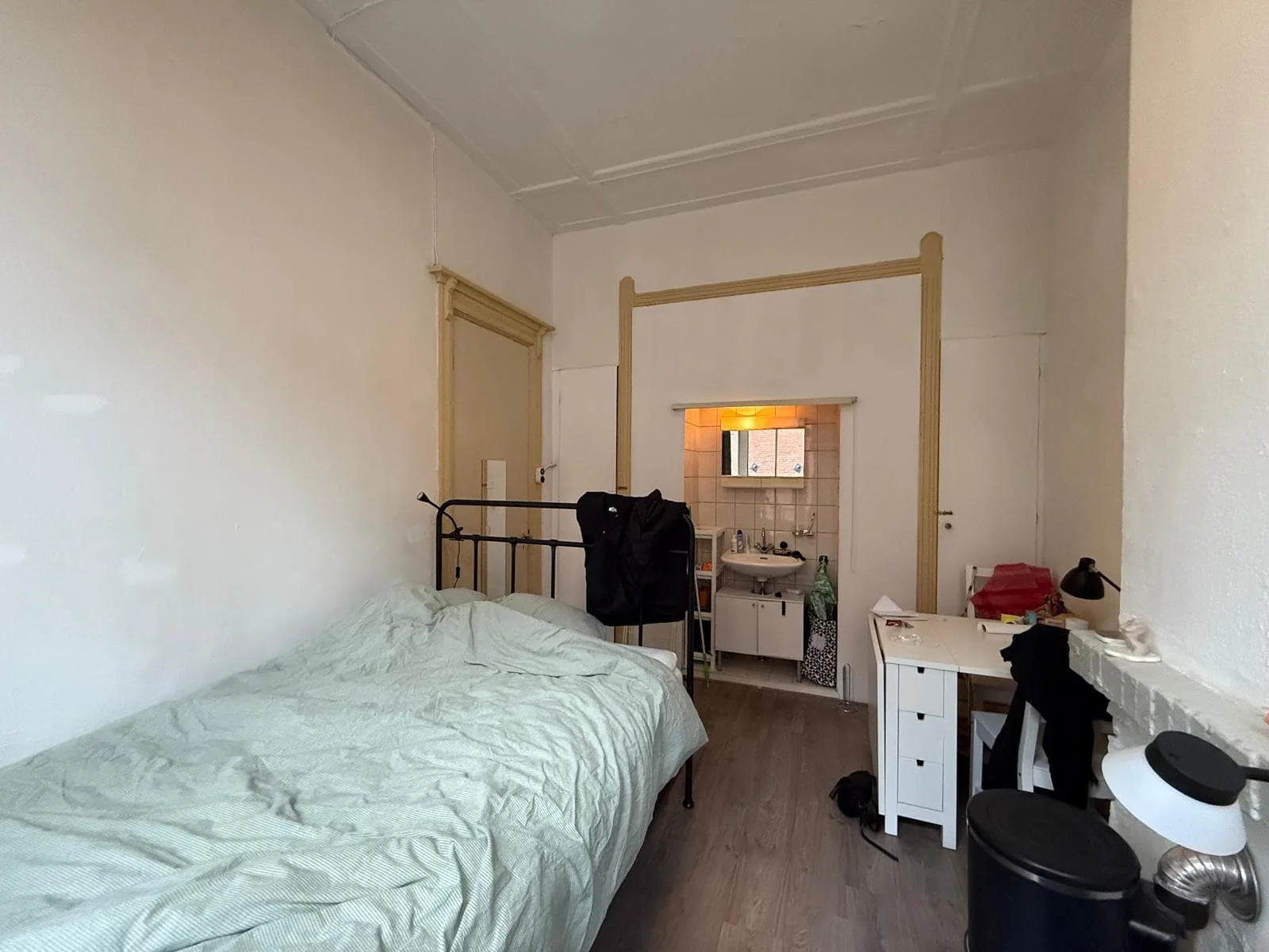 geblurde versie van de foto als achtergrond