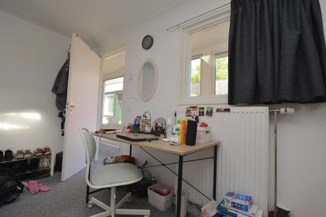 geblurde versie van de foto als achtergrond