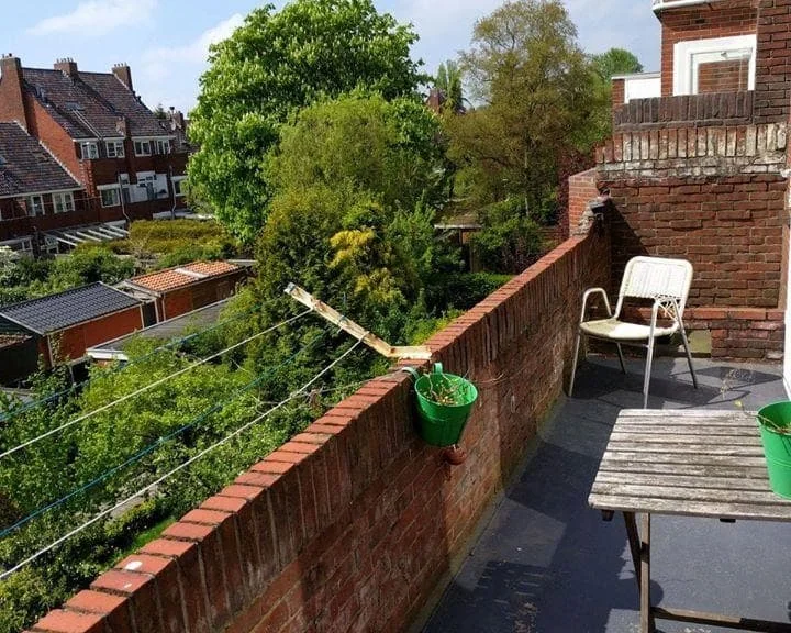 geblurde versie van de foto als achtergrond