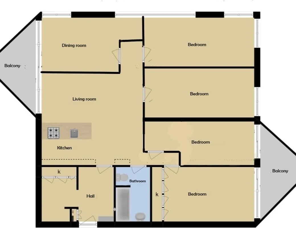 Foto van de Appartement gelegen aan de Gouden Leeuw in Amsterdam