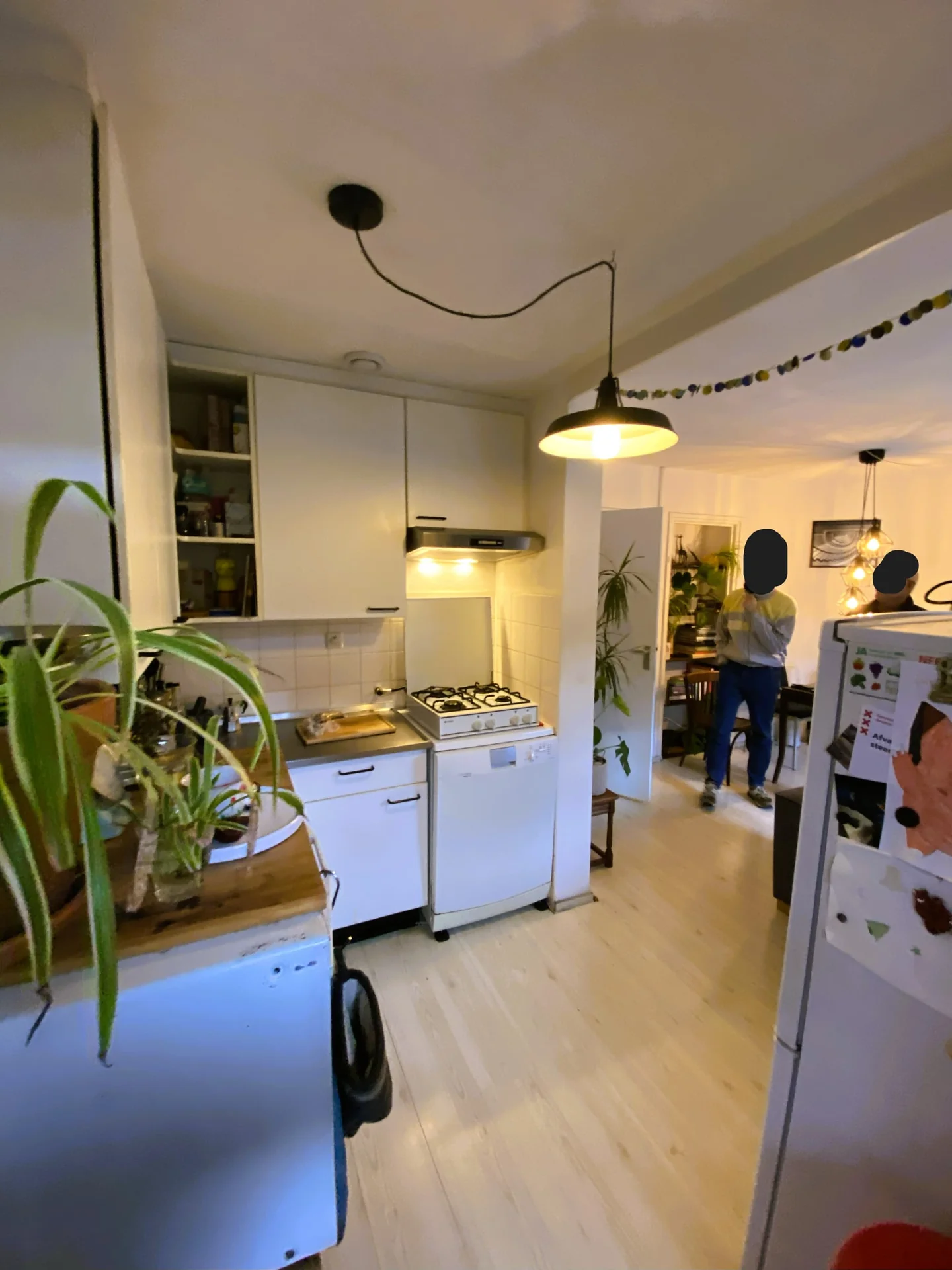 geblurde versie van de foto als achtergrond