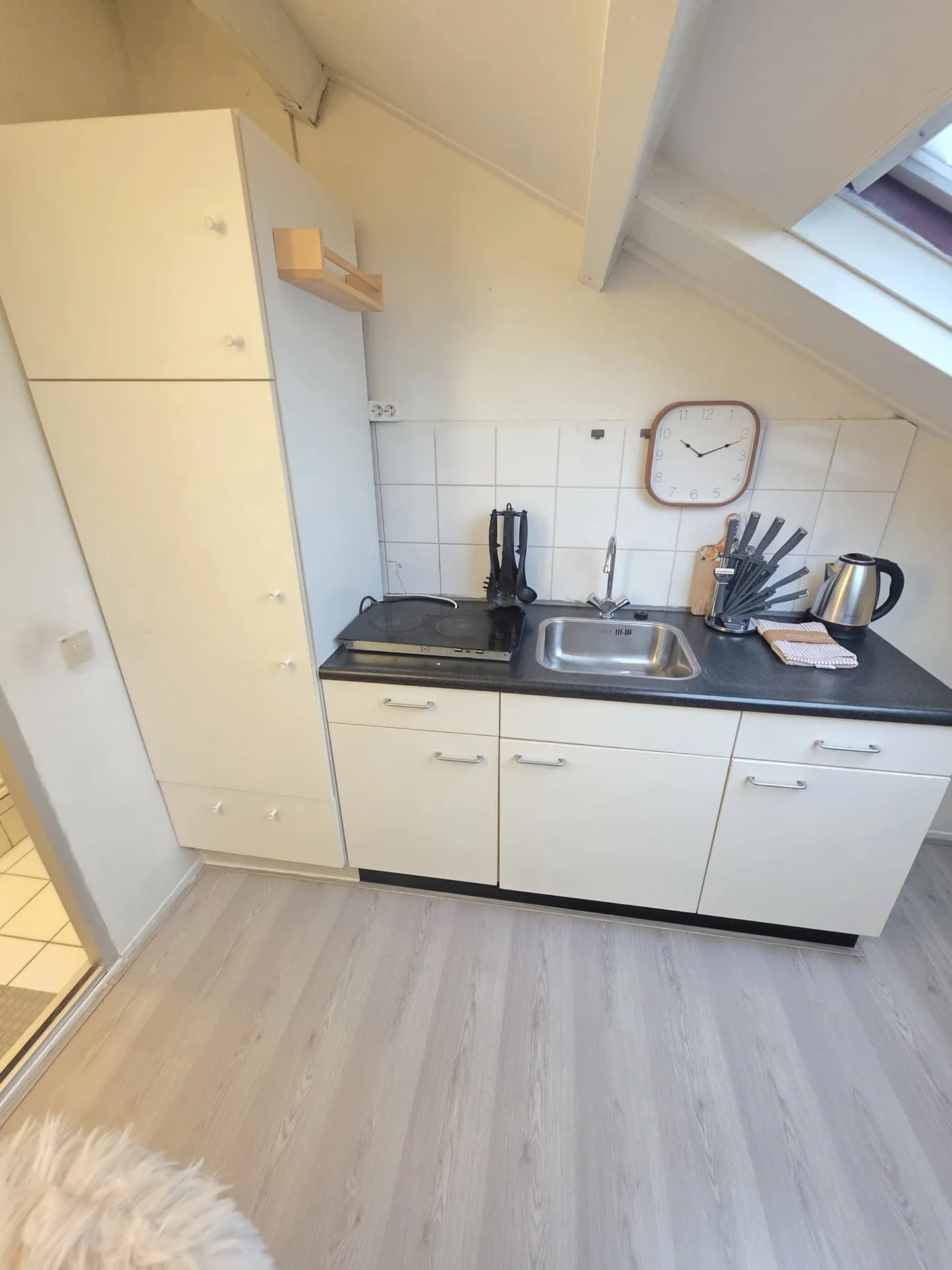 geblurde versie van de foto als achtergrond