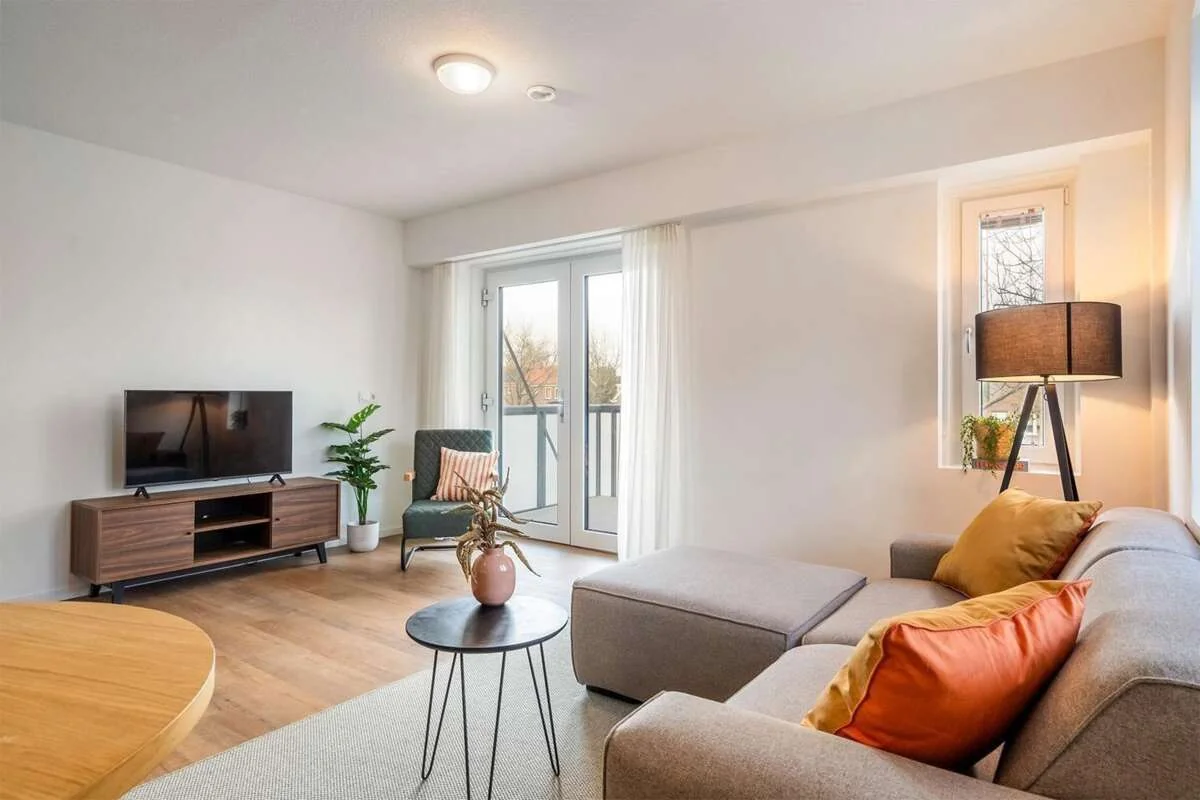 geblurde versie van de foto als achtergrond