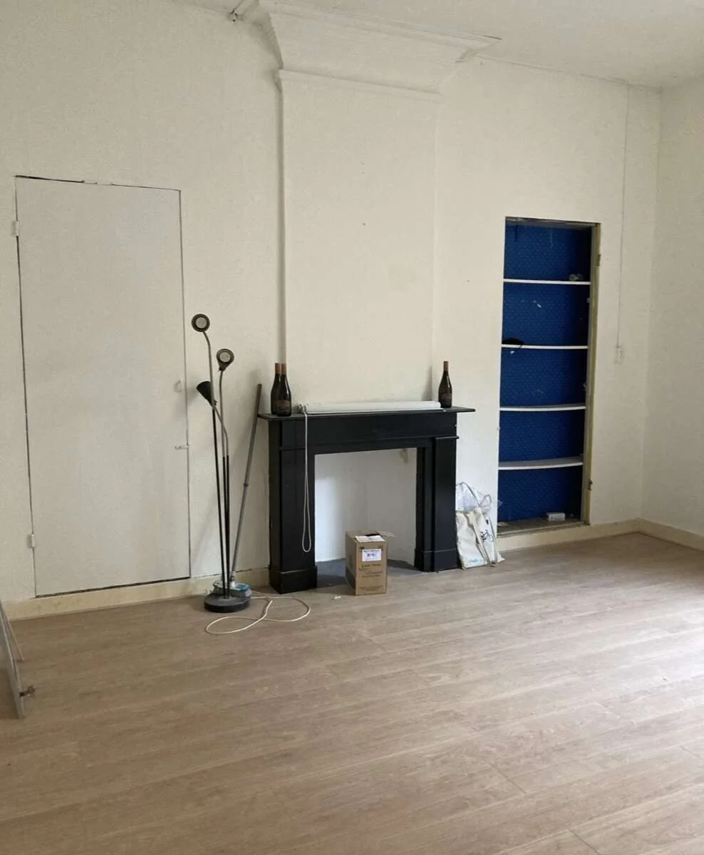 geblurde versie van de foto als achtergrond