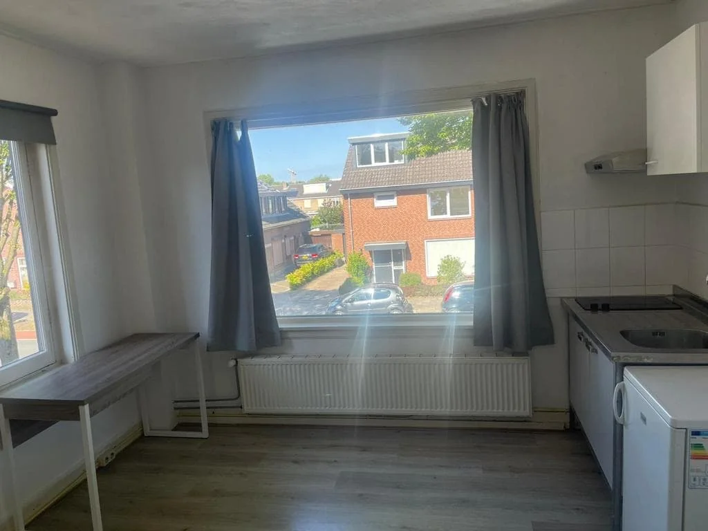 geblurde versie van de foto als achtergrond