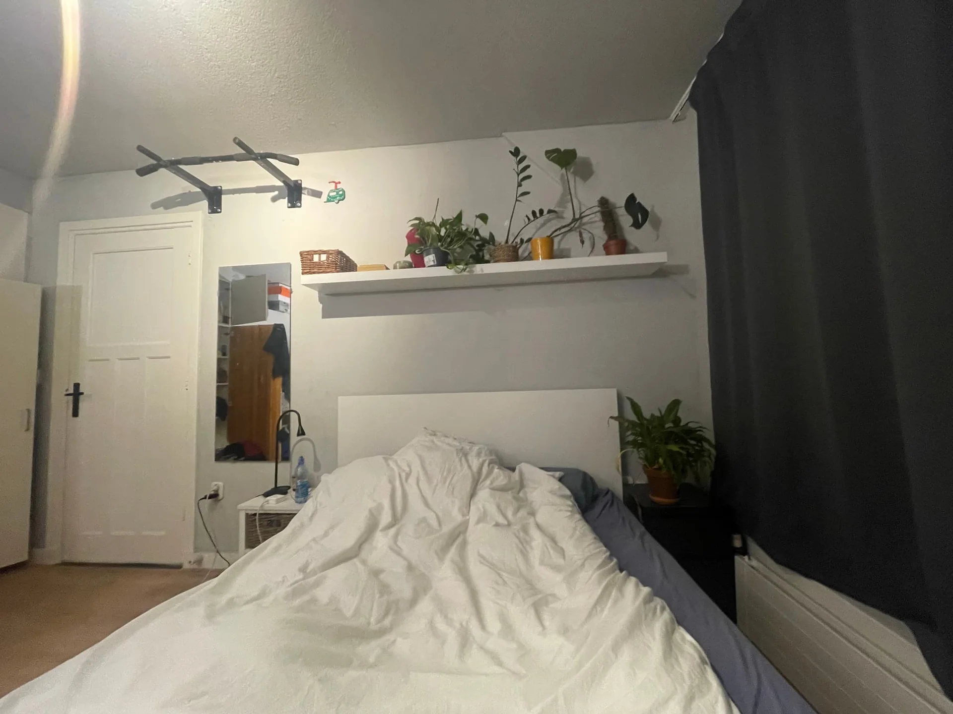 geblurde versie van de foto als achtergrond