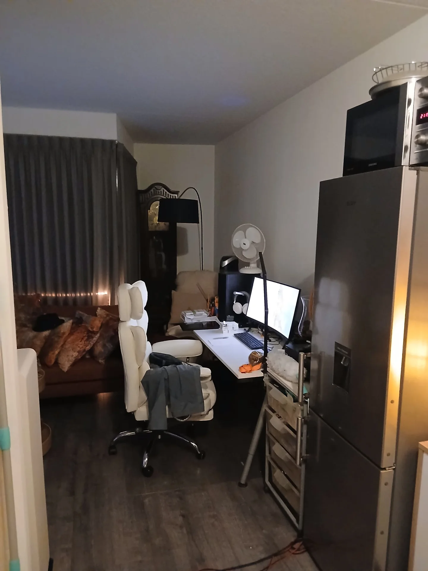 geblurde versie van de foto als achtergrond