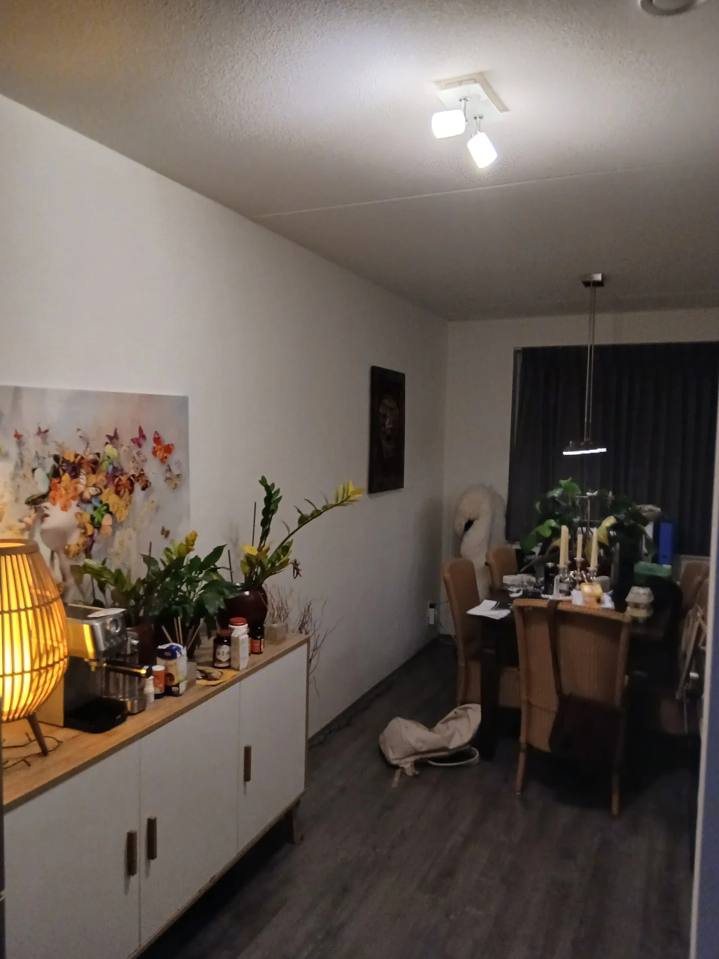 geblurde versie van de foto als achtergrond