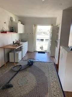 geblurde versie van de foto als achtergrond