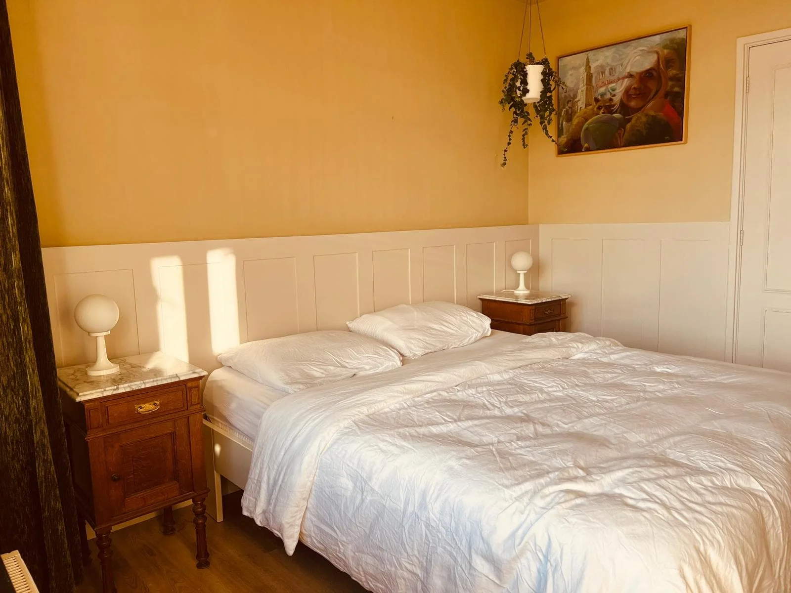 geblurde versie van de foto als achtergrond