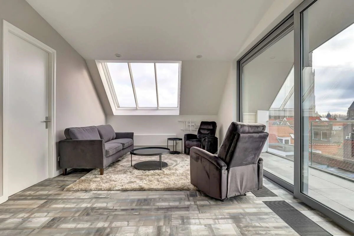 geblurde versie van de foto als achtergrond