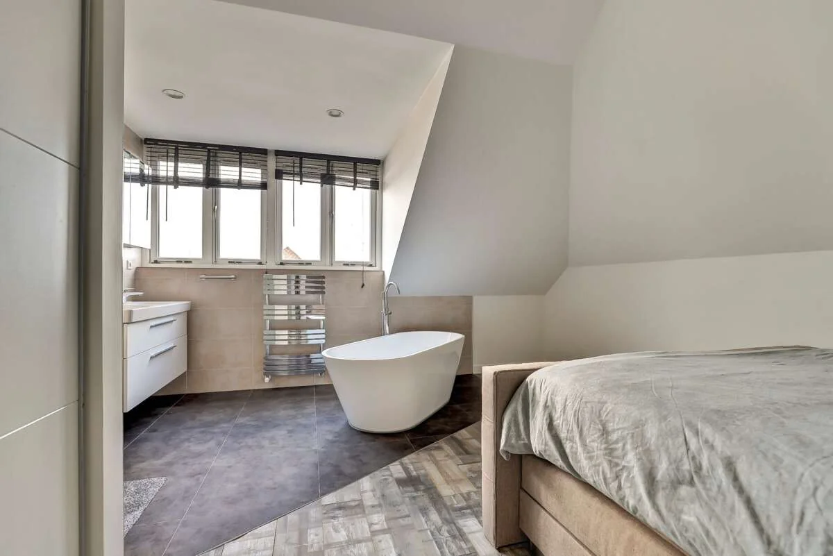 geblurde versie van de foto als achtergrond