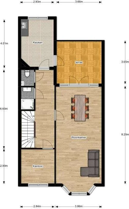 Foto van de Appartement gelegen aan de Koning Clovisstraat in Maastricht