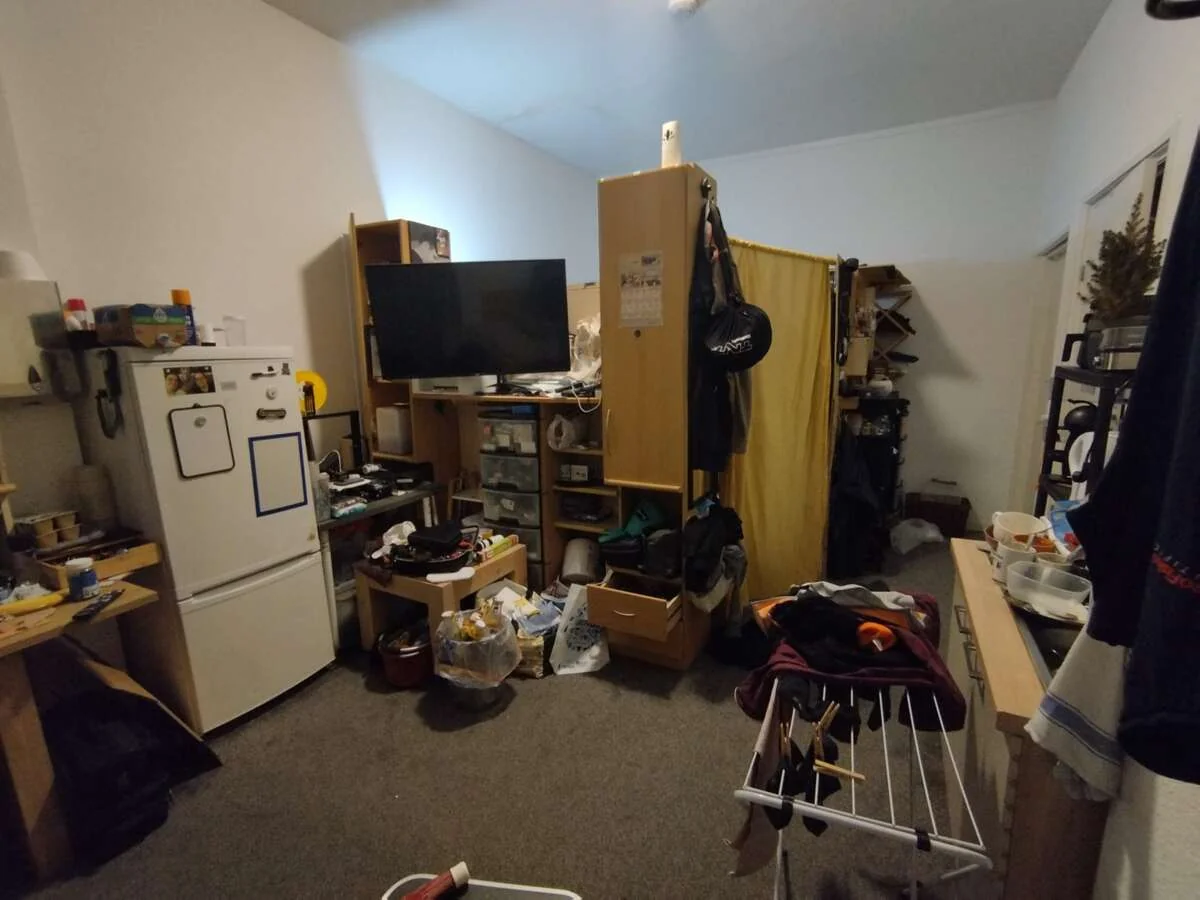 geblurde versie van de foto als achtergrond