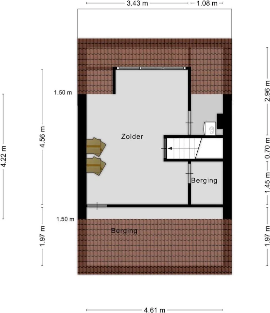 Foto van de Kamer gelegen aan de Juliusstraat in Eindhoven