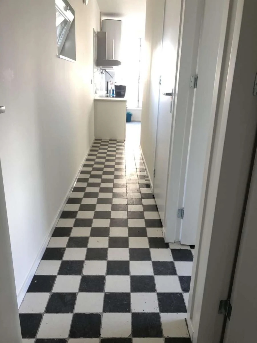 geblurde versie van de foto als achtergrond