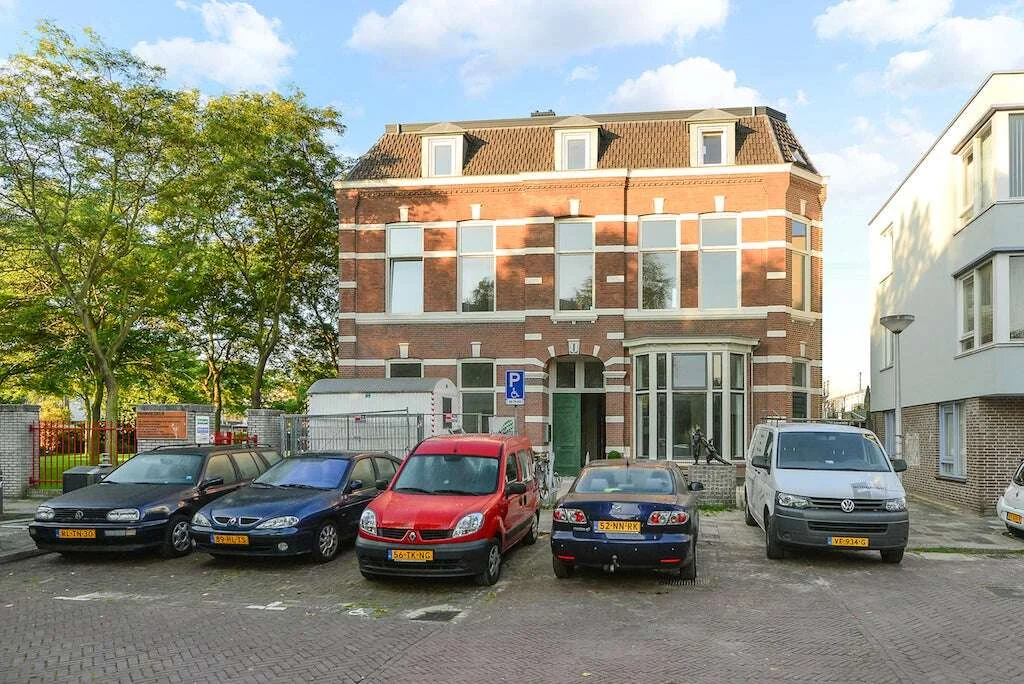 geblurde versie van de foto als achtergrond