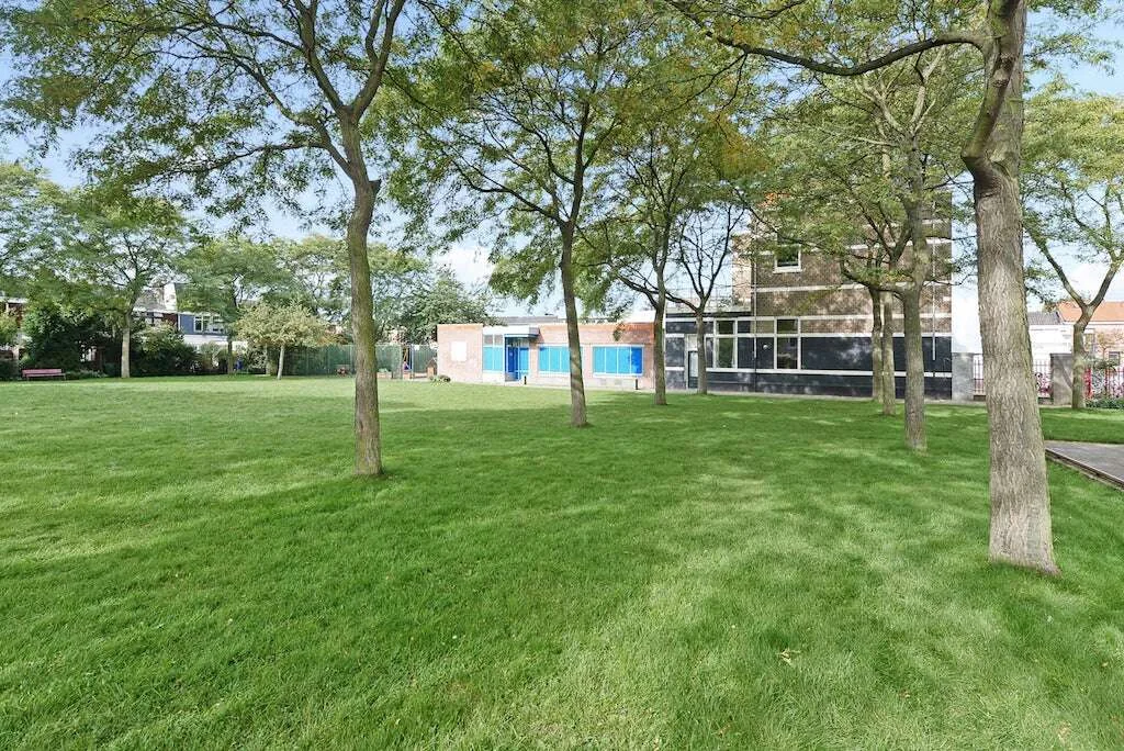 geblurde versie van de foto als achtergrond