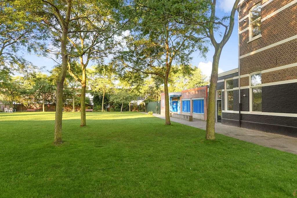 geblurde versie van de foto als achtergrond