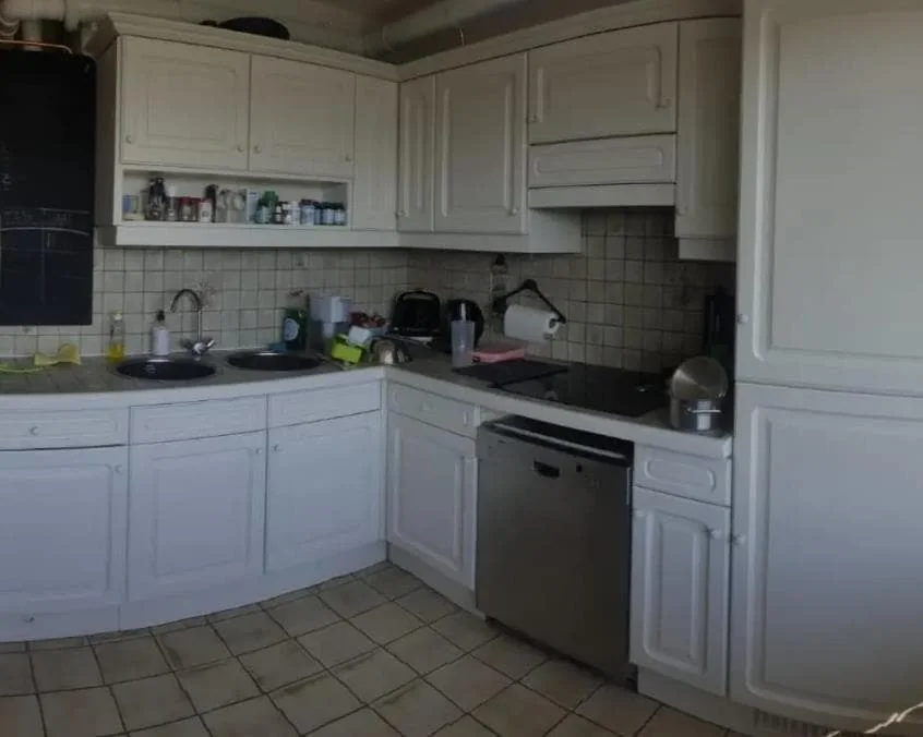 geblurde versie van de foto als achtergrond