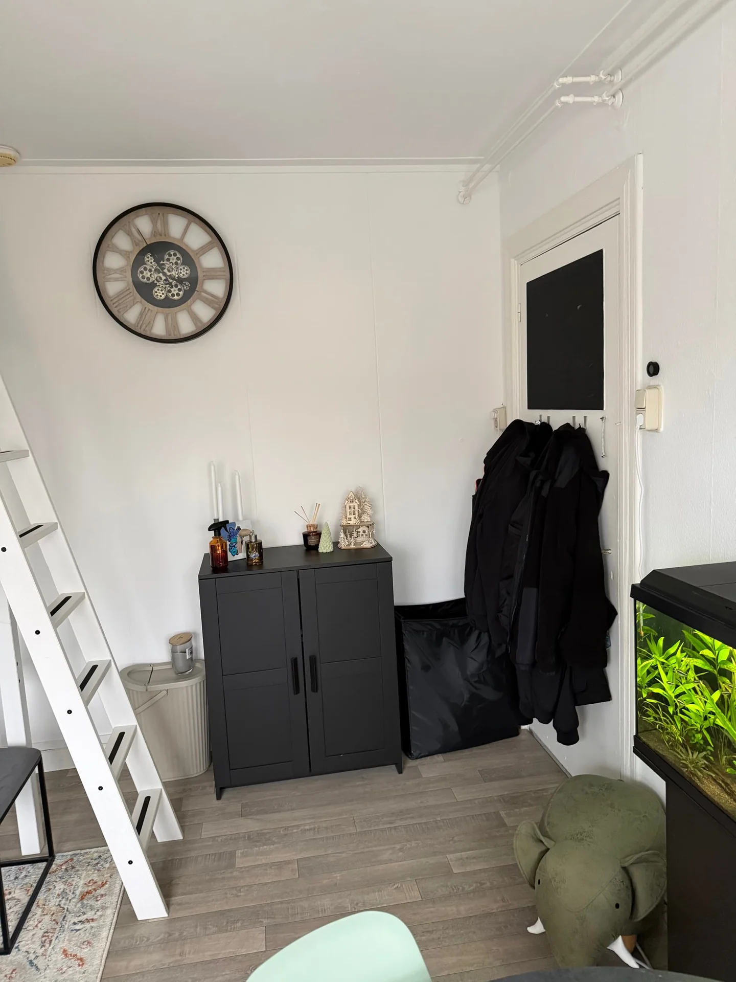 geblurde versie van de foto als achtergrond