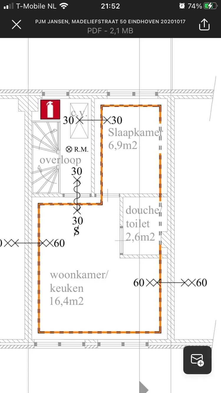 Foto van de Appartement gelegen aan de Madeliefstraat in Eindhoven
