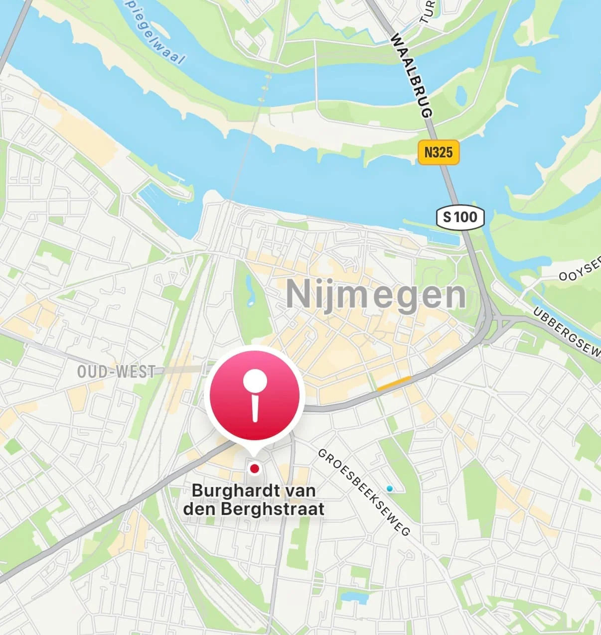 Foto van de Kamer gelegen aan de Burghardt van den Berghstraat in Nijmegen