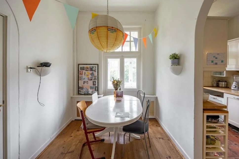 geblurde versie van de foto als achtergrond