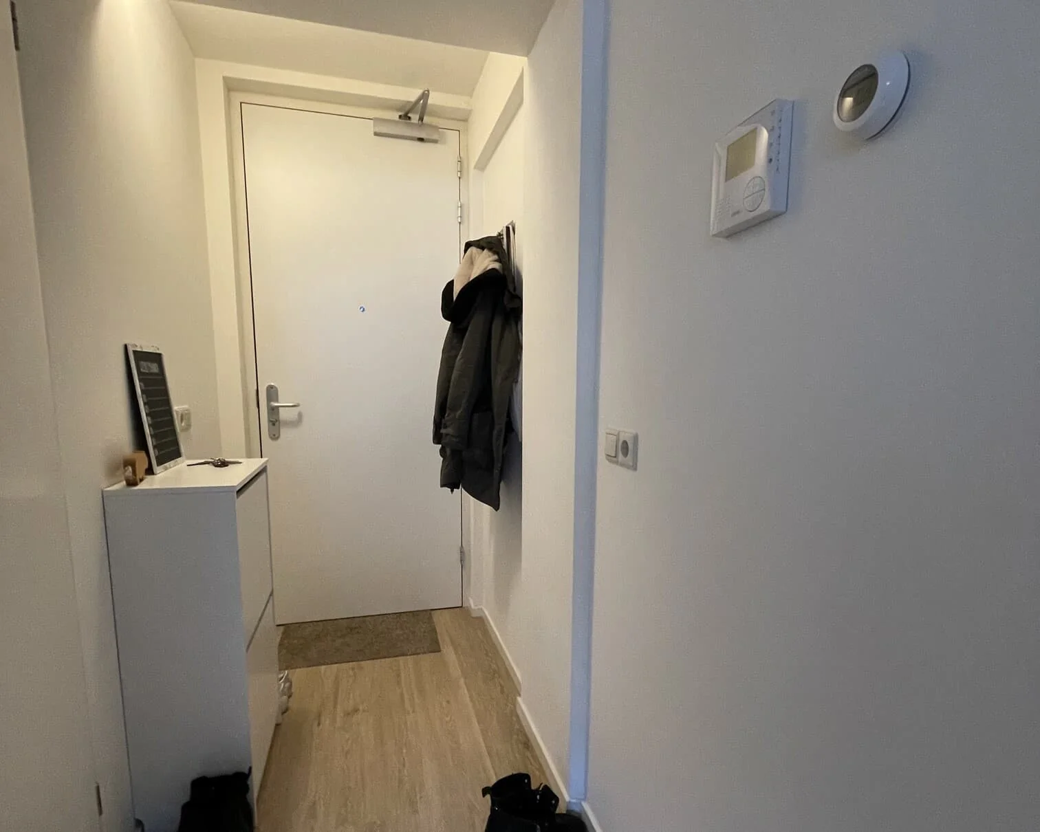 geblurde versie van de foto als achtergrond