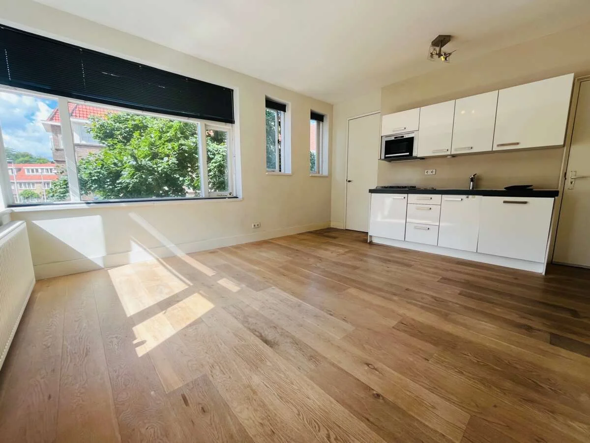 geblurde versie van de foto als achtergrond