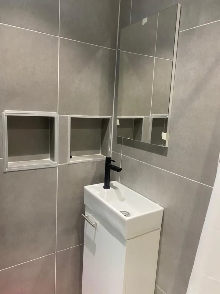 geblurde versie van de foto als achtergrond