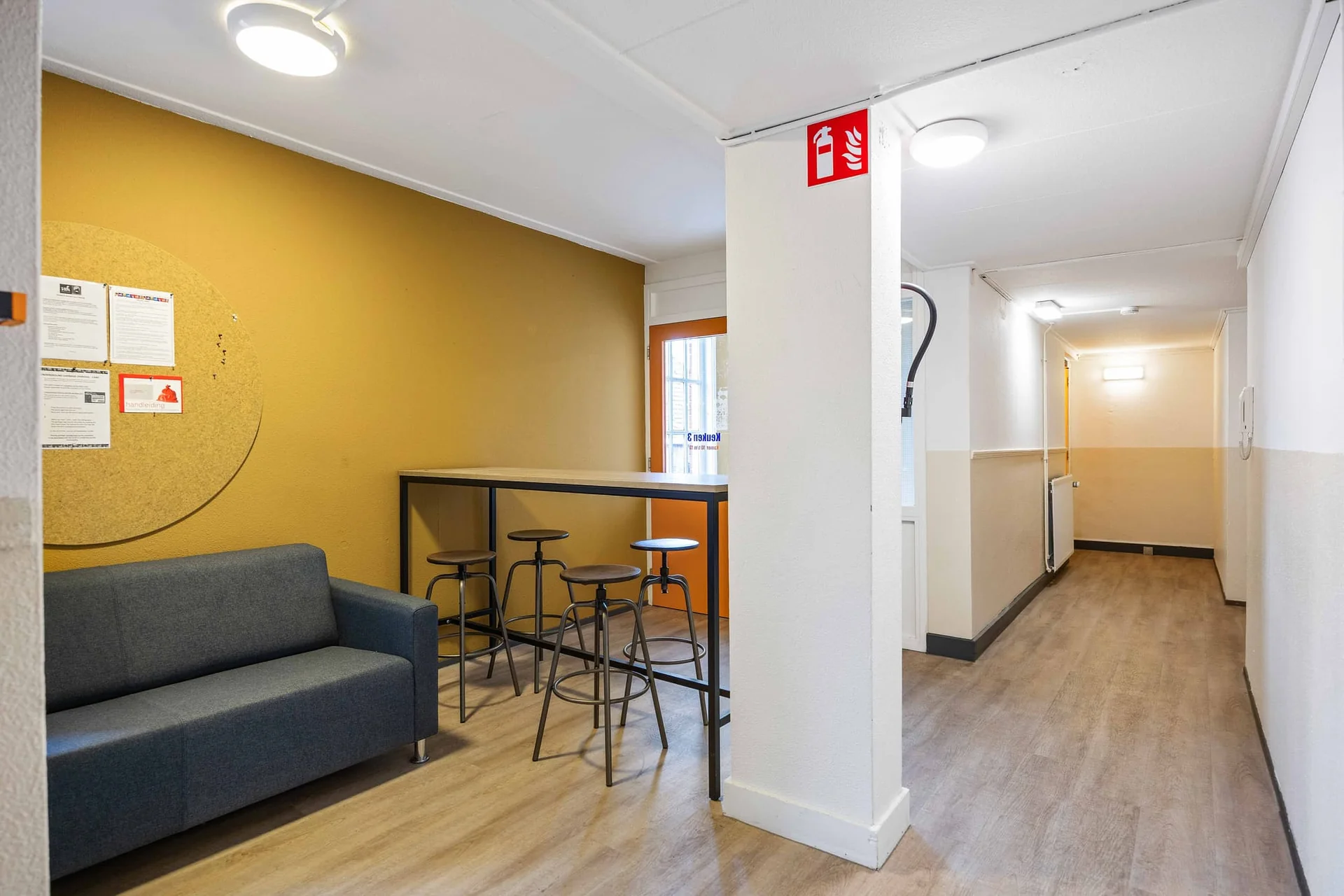 geblurde versie van de foto als achtergrond