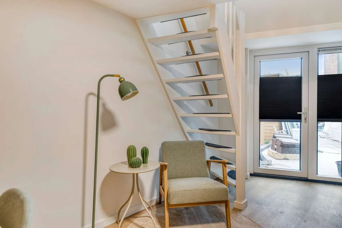 geblurde versie van de foto als achtergrond