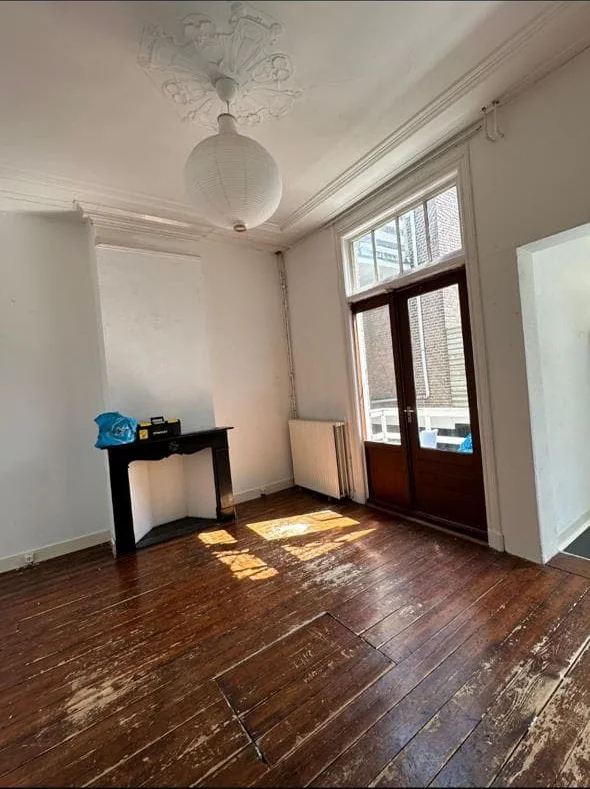 geblurde versie van de foto als achtergrond