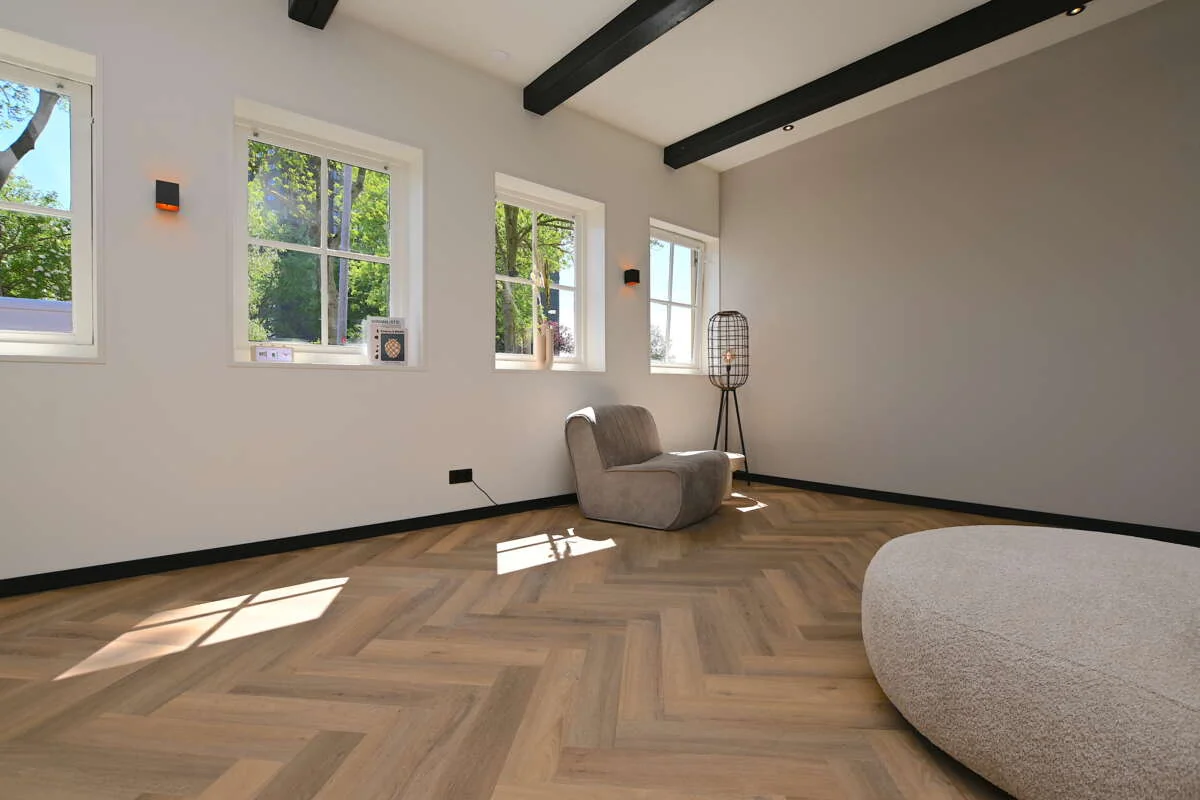 geblurde versie van de foto als achtergrond