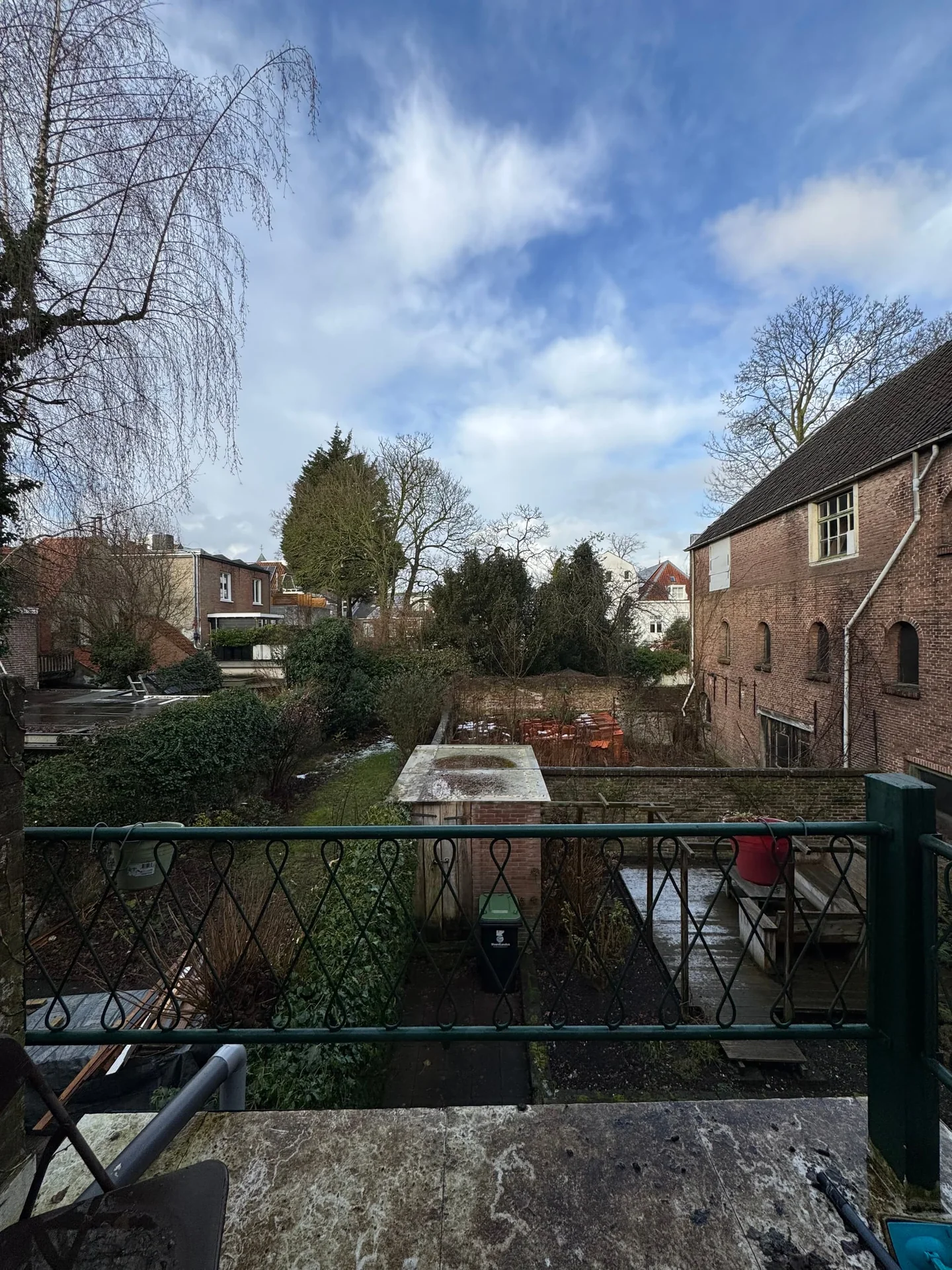 geblurde versie van de foto als achtergrond